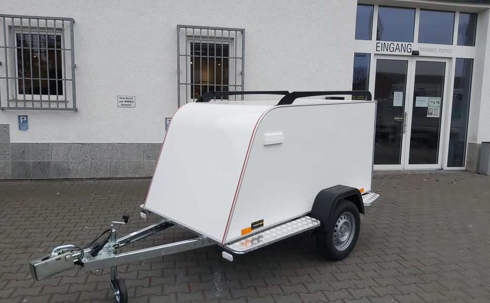 Kofferanhänger TF3 S Mini 205x110x90cm Reling Seitentür (XS) 100km/H 750kg