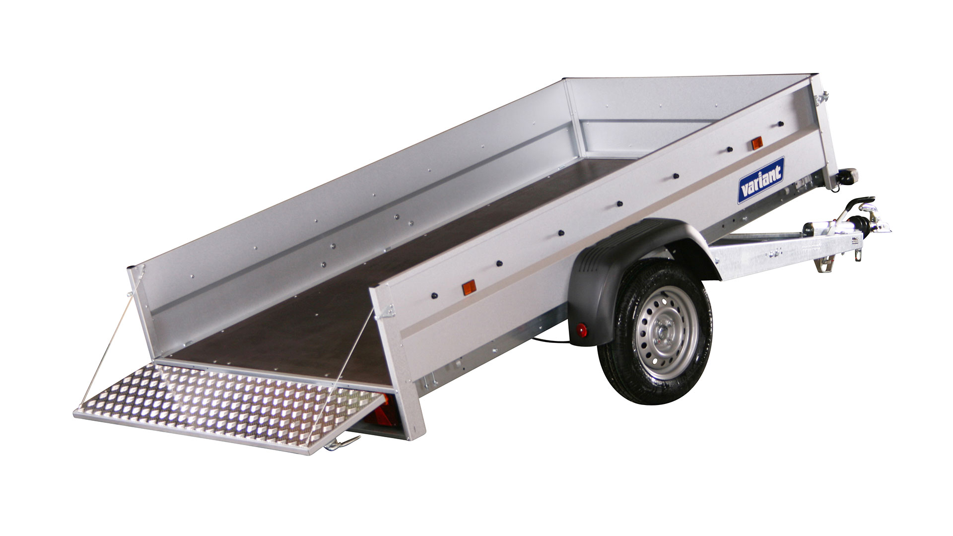 13100012_1_Galerie.jpg Variant PKW Anhänger Maschinentransporter 1304 F1 Kip1350 kg, Ladefläche 2,55 x 1,45 m, Stahlbordwände – Image 1